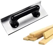 [Generic] Drywall Pole Sander | Right Angle Drywall Hand Sander Solid Block Sander - Handheld Aluminum Alloy Sanding Blocks, Self-Adhesive Comfortable Grip For Corner Grinding, Wall Smoothing