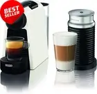 Nespresso Essenza Mini Coffee Maker with Milk Frother Single Serve White 19 Bar