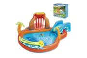 Bestway Inflatable Pool 265x265x104 cm Lava Lagoon Oval Inflatable Play Water Fun Park With Slide kids Outdoor