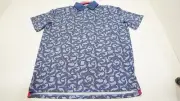 NEW Greyson Golf Merwolf Polo Mens Size Medium Heron Regular 957A 01199480