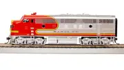 Broadway Limited 8330 HO ATSF EMD F3A Warbonnet Scheme 1960's Configuration #26C