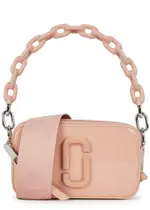 Marc Jacobs The Snapshot Patent Leather Cross-body bag - Pink One Size