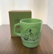RARE Fire King SNOOPY Stacking Mug Peanuts 70th MAN'S BEST FRIEND