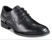 New. Kenneth Cole New York Men's Straight Line Dress Shoes Size US 9.5 M Black