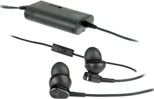 我愛買#Audio-Technica日本鐵三角QUIETPOINT主動式抗噪耳機ATH-ANC33iS主動降噪耳機