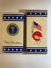 President Bill Clinton Sealed Box M&M Candy Souvenir White House Air Force One