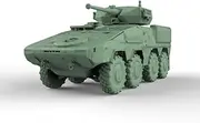 LF100395 1/100 Military Model Kit German PĖSTININKŲ KOVOS MAŠINA VILKAS Light Tank
