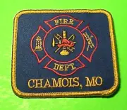 CHAMOIS MISSOURI MO 3" FIRE DEPT PATCH FREE SHIPPING!!!