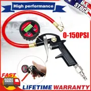 0-150 PSI Heavy Duty Digital Tire Inflator With Pressure Gauge Lock-On Air Chuck