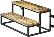 Lumil Garage Steps, Prefab Stairs for Permanent Installation, Not The Portable/Light Weight Alternatives, Hot Tub Stairs, Prefab Outdoor Wood Stairs for Home, Porch Steps