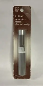 Almay Hydracolor Lipstick, SPF 15, 535 Cocoa Pearl, Net Wt. 0.006 Oz