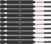 BOSCH ITT1535B 10-Pack 3-1/2 In. Torx #15 Impact Tough Screwdriving Power Bits