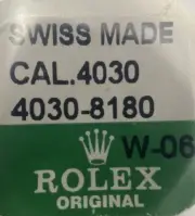 ROLEX DAYTON FACTORY NEW SEALED YOKE FOR FLY-BACK 4030 8180