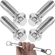 KZMPMT M10x1.5 Metric Front Brake Caliper Mounting Bolts Kit for 1990-2024 Harley All Models,Sportster Softail Touring Dyna（4Pcs + Quick Tools）