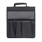 Garden Tools Storage Pouch Cart Tools Storage Pouch Multi Function Storage Bag (Black)