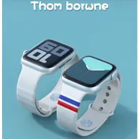 在飛比找蝦皮購物優惠-THOM BROWNE Apple Watch 錶帶 適用 