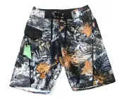 Volcom Board Shorts Surf Trunks & Wax Comb Mens 28 NWT