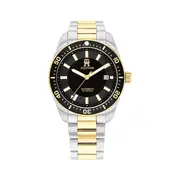 Tommy Hilfiger Th85 Two Tone Stainless Steel Black Dial Men's Watch 1710552