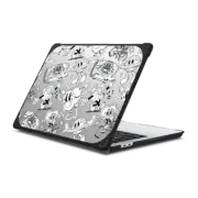 MacBook Pro 13-inch (M1 / M2 / Intel) Bounce Case Sticker-Book B&W by Made By Nelson