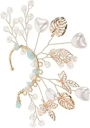 [PAMINGONO] Fashionable Women Ear Cuffs Gold Jewelry Decorations Teen Girl Earrings