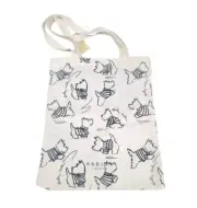 Radley London Signature Medium Open Top Tote Bag Purse Canvas Scottie Dog NEW