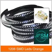 200pcs 1206 SMD ORANGE 605nm LED Electronics Components Light Emitting Diodes