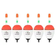 0.9oz Fishing Bobbers, 5 Pack EVA Fishing Float, White