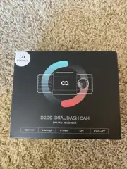 COOAU 2K/1440P Dual Wide Angle WiFi Car Dash Camera Built-in GPS Loop-Recording