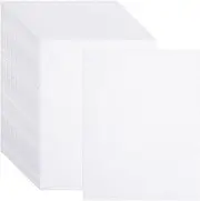 50 Sheets Linen Textured Cardstock White 250g/92lb Cover Printer Paper, 5 x 7 Inches for Printers, Invitation, Arts and Craft, Scrapbook, DIY Projects (White, 5×7in,L)