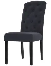 [Artiss] Dining Chairs Linen Parsons Chair Set of 2 in Dark Grey