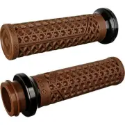 ODI 0630-3046 V31VHTWN-MB Vans Harley Davidson Grips - TBW - Brown/Black