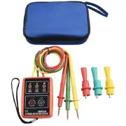 New SM852B 3 Phase Sequ Ence Rotation Tester LED Indicator Detector-Meter New