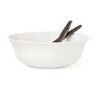 Profile Salad Bowl & Server Set, 12.37", White