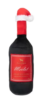 X-Mas Merlot Soft Plush Dog & Puppy Toy by FuzzYard (31cm)