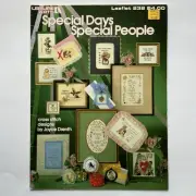 Leisure Arts Leaflet #238 Special Days Special People Counted Cross Stitch 1982
