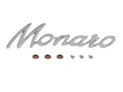 Holden - MONARO -Badge Chrome + Clips HK HT HG gts emblem logo