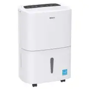 Unbranded Dehumidifier 120V Adjustable Humidistat Portable Touch Control White