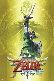 Nintendo Legend of Zelda Skyward Sword Video Game Poster, Wall Art Print Picture