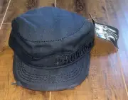 New Affliction Cadet Military Style Hat Size L/XL Black