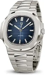 [RollsTimi] Pagani Design Men's Automatic Watch, Automatic Chronograph, Business Watch, Men's Stainless Steel Bracelet, Sapphire Watch, 100M Water Resistant, ST16 Automatic Movement