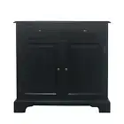 French Provincial Furniture Classic Vintage Style BUFFET in Black