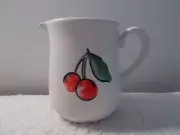 Corelle Coordinates Fruit Basket White Stoneware Creamer Small Pitcher