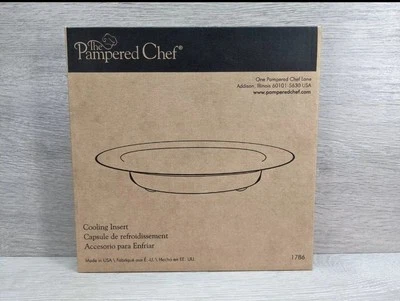 New The Pampered Chef Cooling Insert Green 1786 For Salad Spinner USA