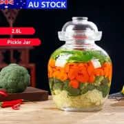 2.5 Liter Fermentation Jar Traditional Fermenting Pickle Jar for Pickles Kimchi