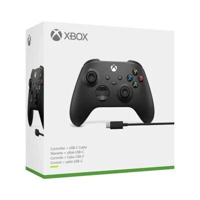 Microsoft Controller for Xbox + USB-C Cable Black