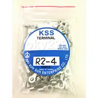 在飛比找蝦皮購物優惠-R 2-4 壓著 端子 KSS 凱士士 壓接 R型 O型 圓