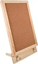 LOPUNER 1 Set Desktop Cork Board Wall Mounted Memo Board for Office Home for Photos Notes Messages Stylish Desk Accessory