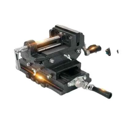 Bench Drill Two-way Mobile Vise Clamp Drilling and Milling Machine Work Vise