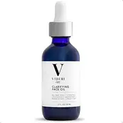 [Videri] Gua Sha Face Oil - Anti Aging Organic Face Serum, Grapeseed, Argan, Grapefruit & Vitamins C & E. Nature Vegan Formula, Face Roller Oil for Facial Massage Tools. Large 2 Oz