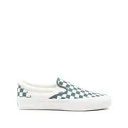 [Vans] Vans Checkerboard Slip-on Trainers 9 US WHITE/BLUE